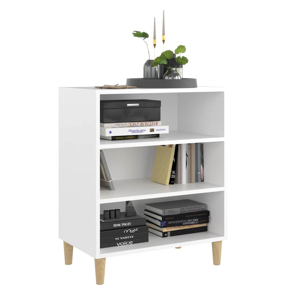 806049 vidaXL Sideboard White 57x35x70 cm Engineered Wood