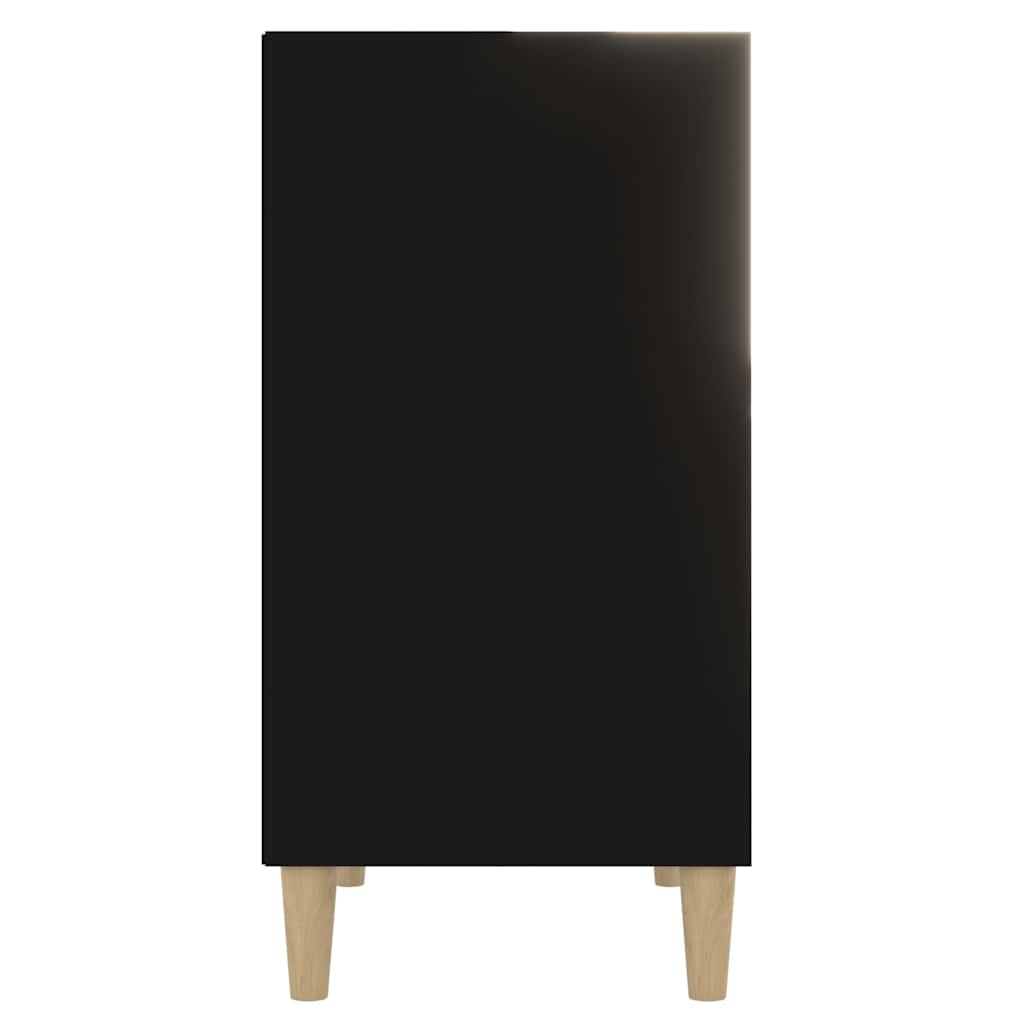 806050 vidaXL Sideboard Black 57x35x70 cm Engineered Wood