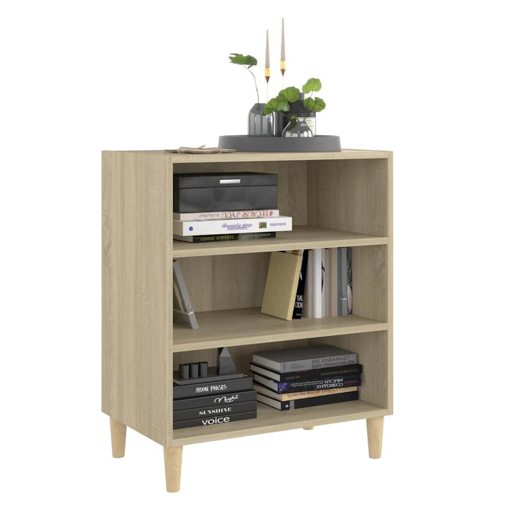 806052 vidaXL Sideboard Sonoma Oak 57x35x70 cm Engineered Wood