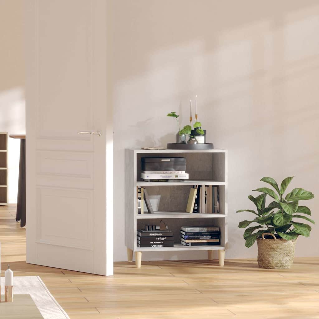 806053 vidaXL Sideboard Concrete Grey 57x35x70 cm Engineered Wood