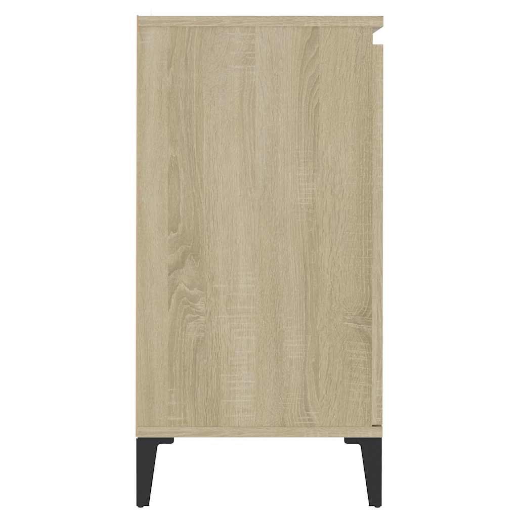806079 vidaXL Sideboard Sonoma Oak 60x35x70 cm Engineered Wood