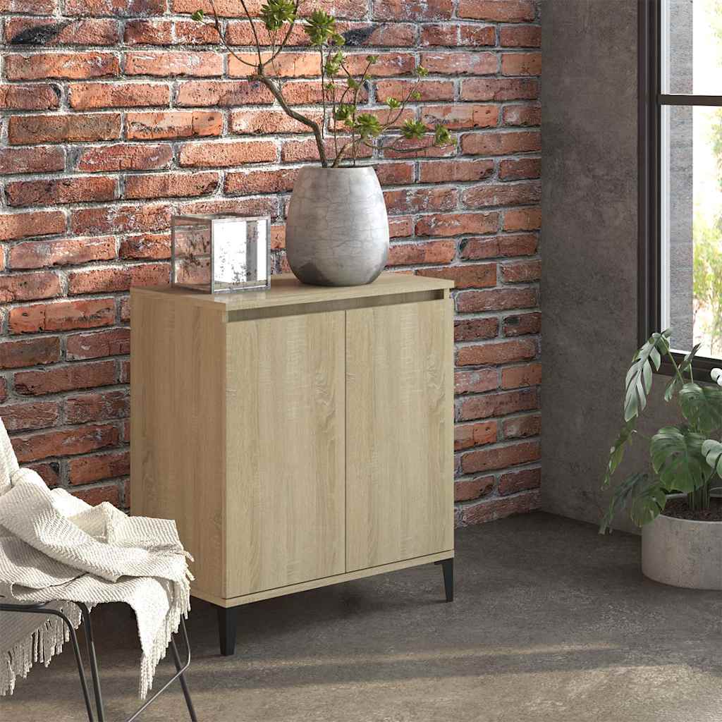806079 vidaXL Sideboard Sonoma Oak 60x35x70 cm Engineered Wood