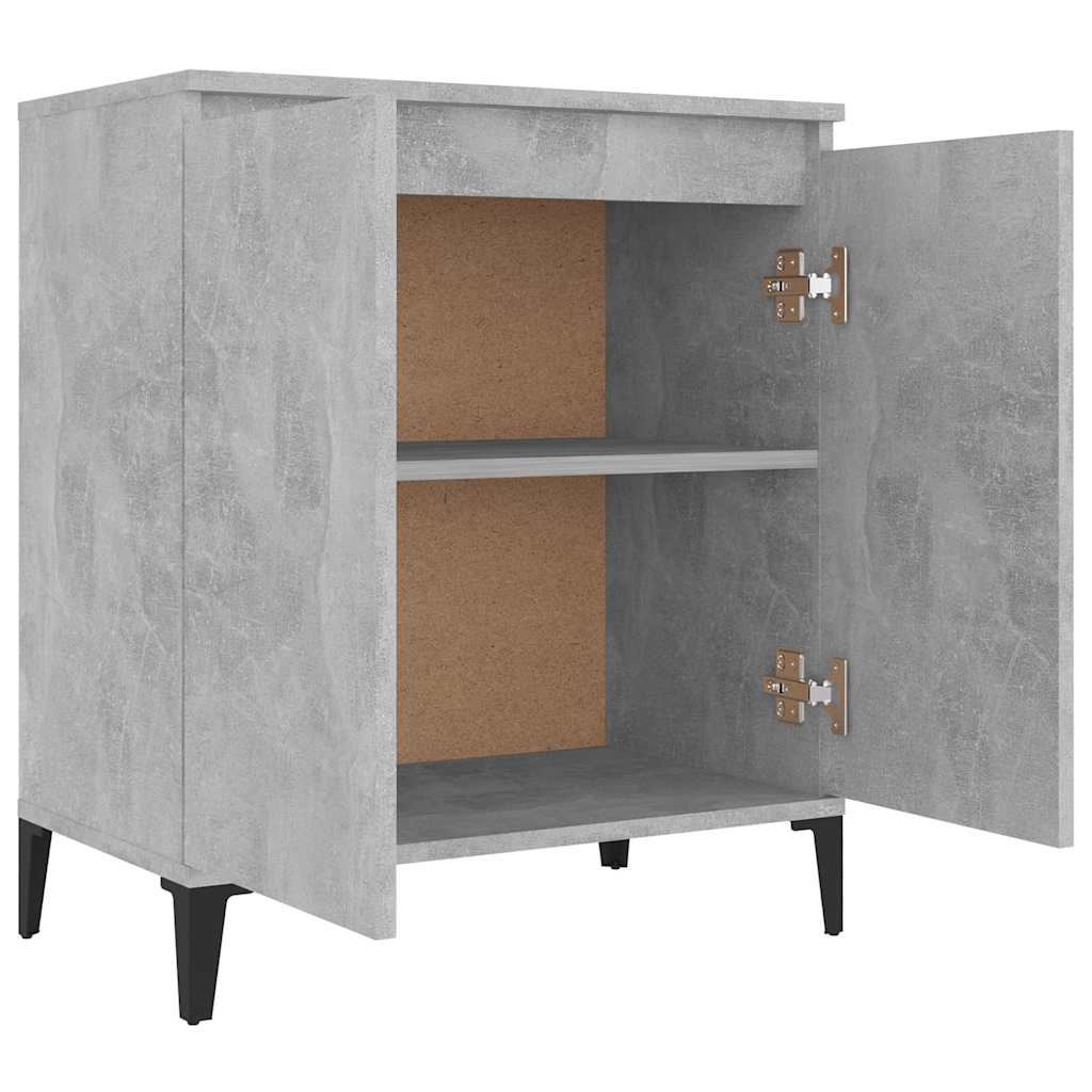 806080 vidaXL Sideboard Concrete Grey 60x35x70 cm Engineered Wood
