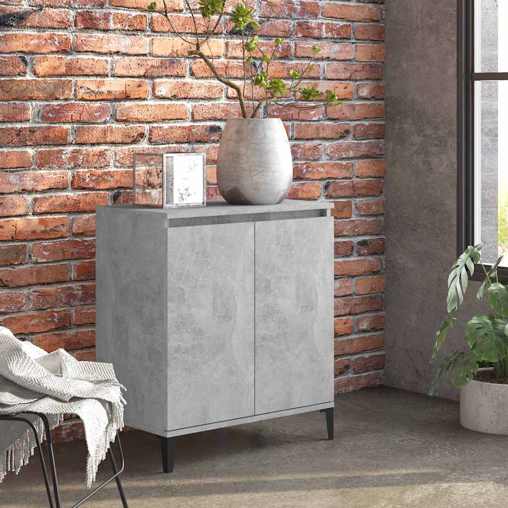 806080 vidaXL Sideboard Concrete Grey 60x35x70 cm Engineered Wood