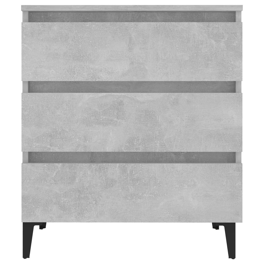 vidaXL Sideboard Concrete Grey 60x35x69 cm Engineered Wood