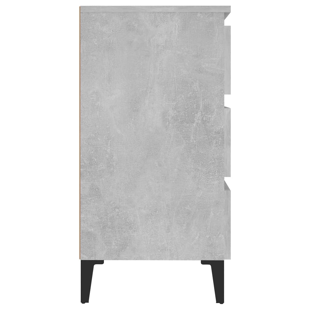 vidaXL Sideboard Concrete Grey 60x35x69 cm Engineered Wood