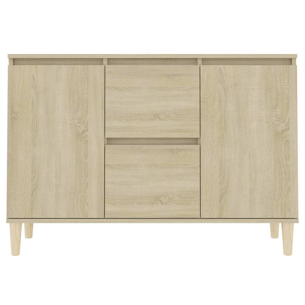 806106 vidaXL Sideboard Sonoma Oak 101x35x70 cm Engineered Wood