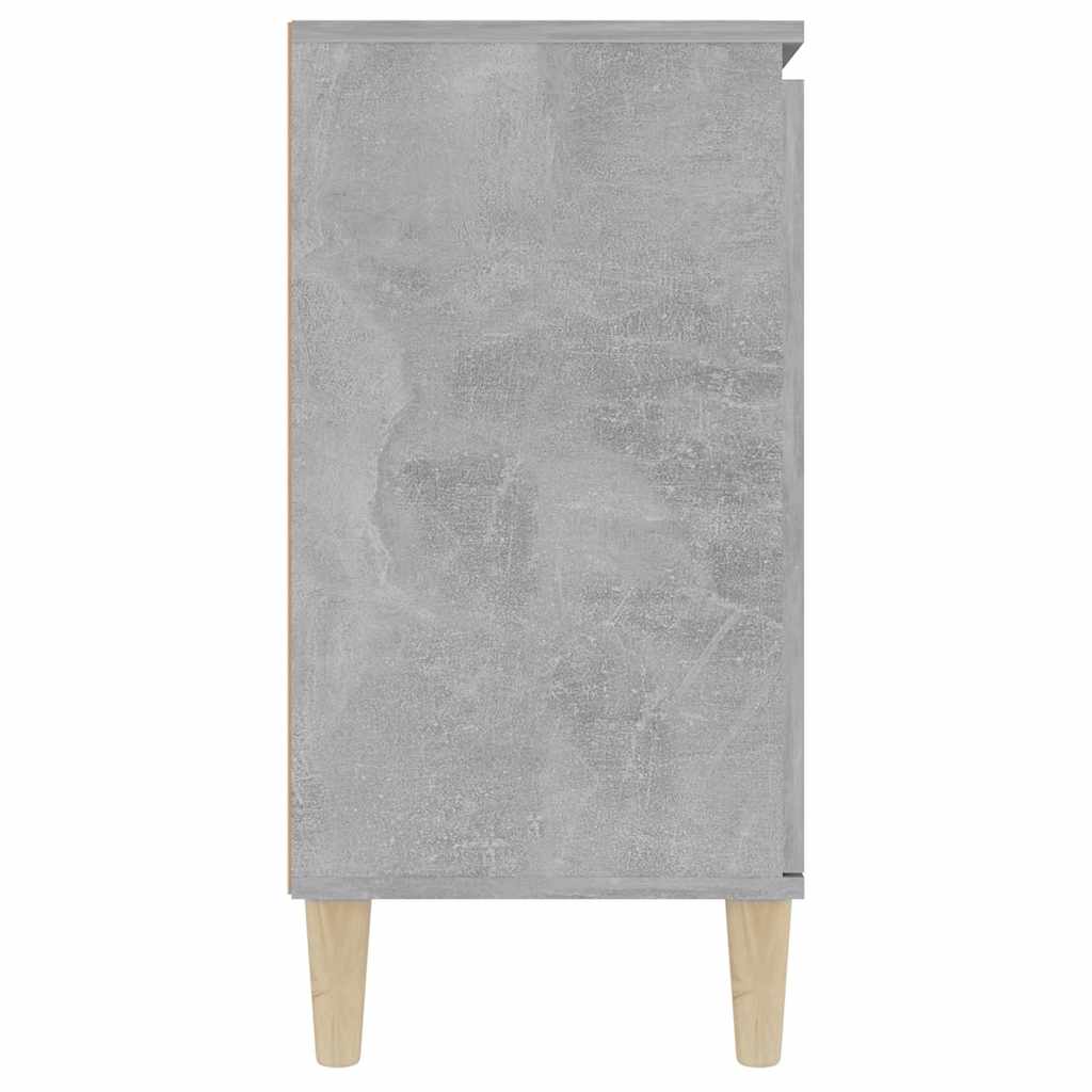806107 vidaXL Sideboard Concrete Grey 101x35x70 cm Engineered Wood