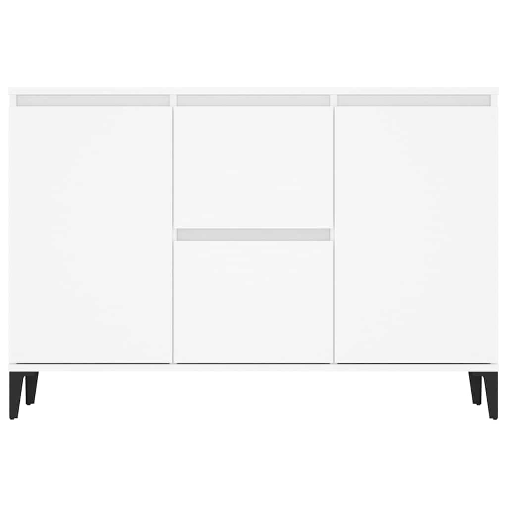 806112 vidaXL Sideboard White 102x35x70 cm Engineered Wood