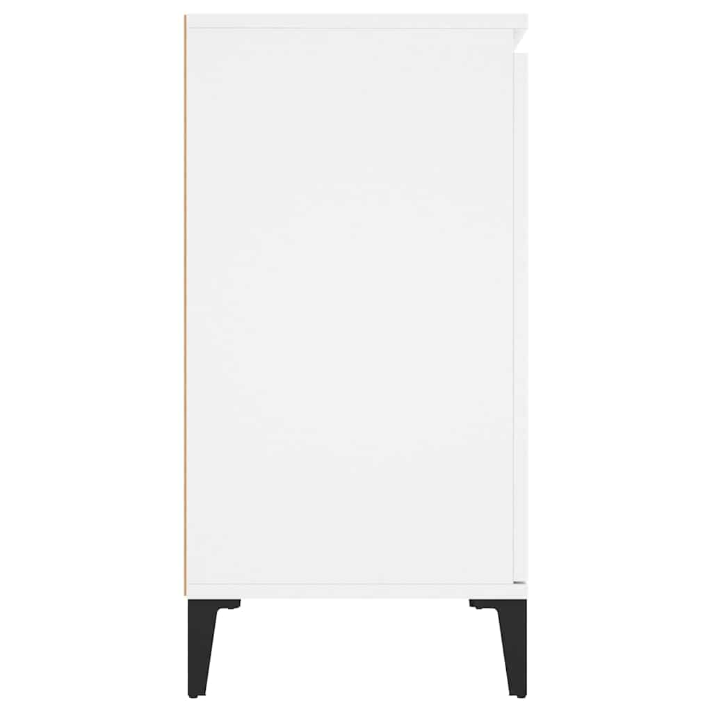 806112 vidaXL Sideboard White 102x35x70 cm Engineered Wood