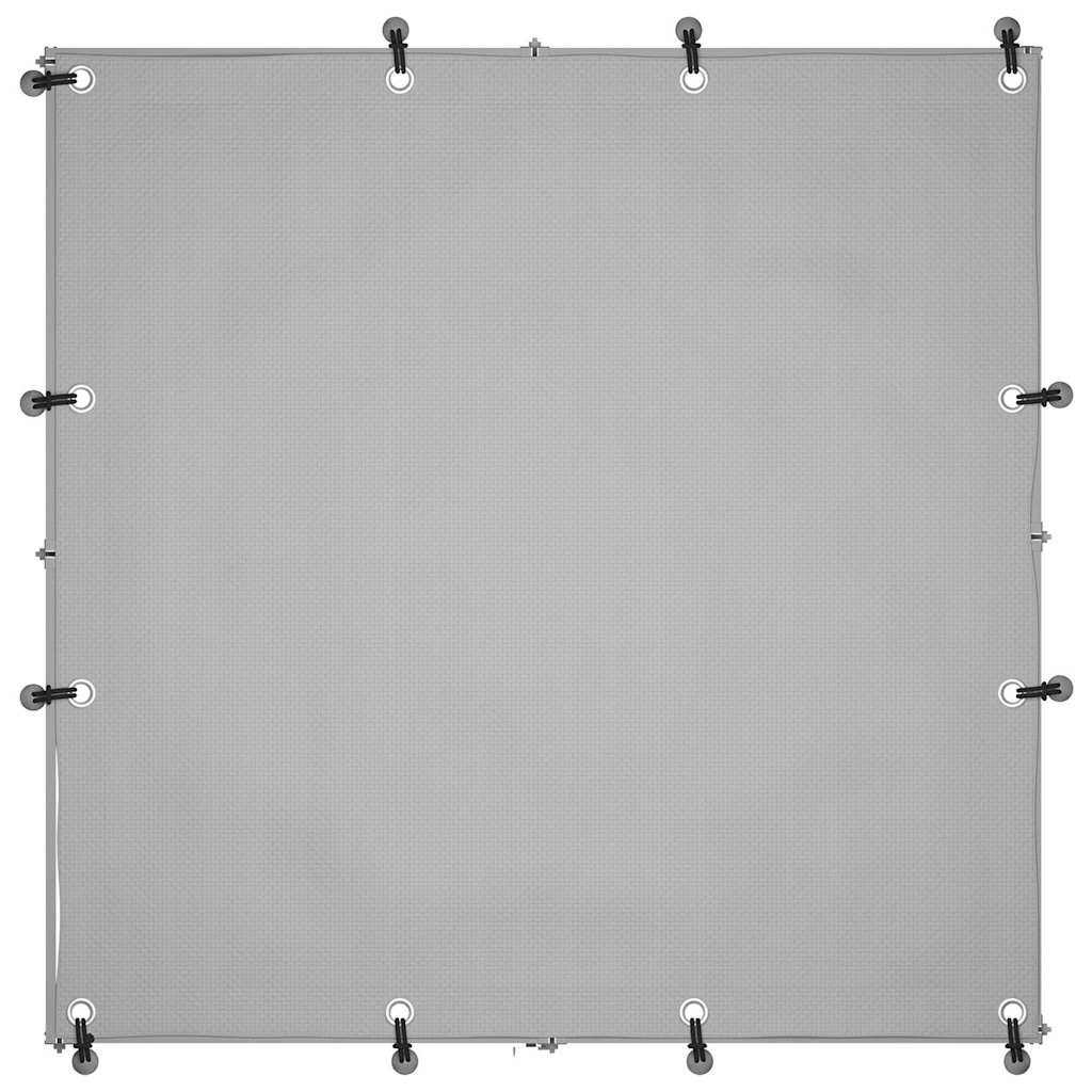 150781 vidaXL Dog Kennel Black 110x110x110 cm Steel