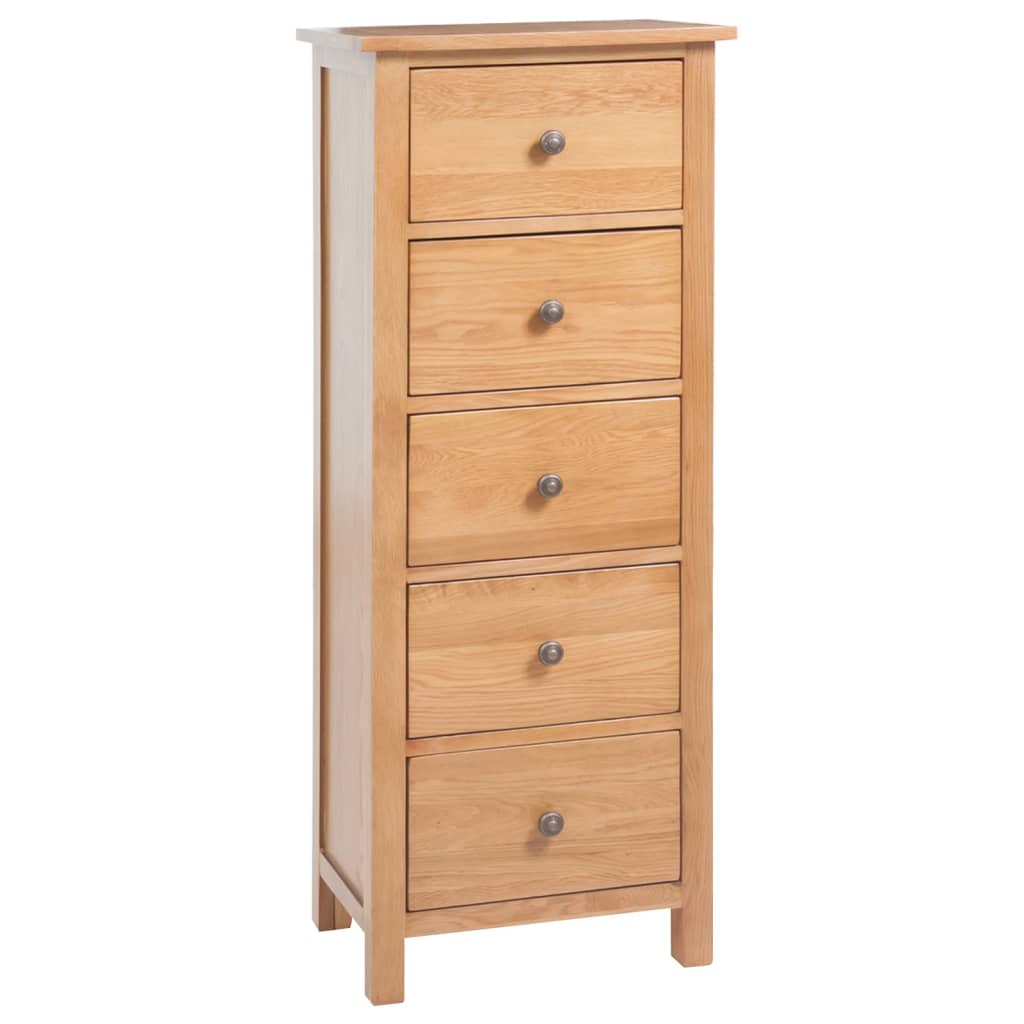 Tall Chest Of Drawers | Oak | Solid oak wood, MDF | Tall