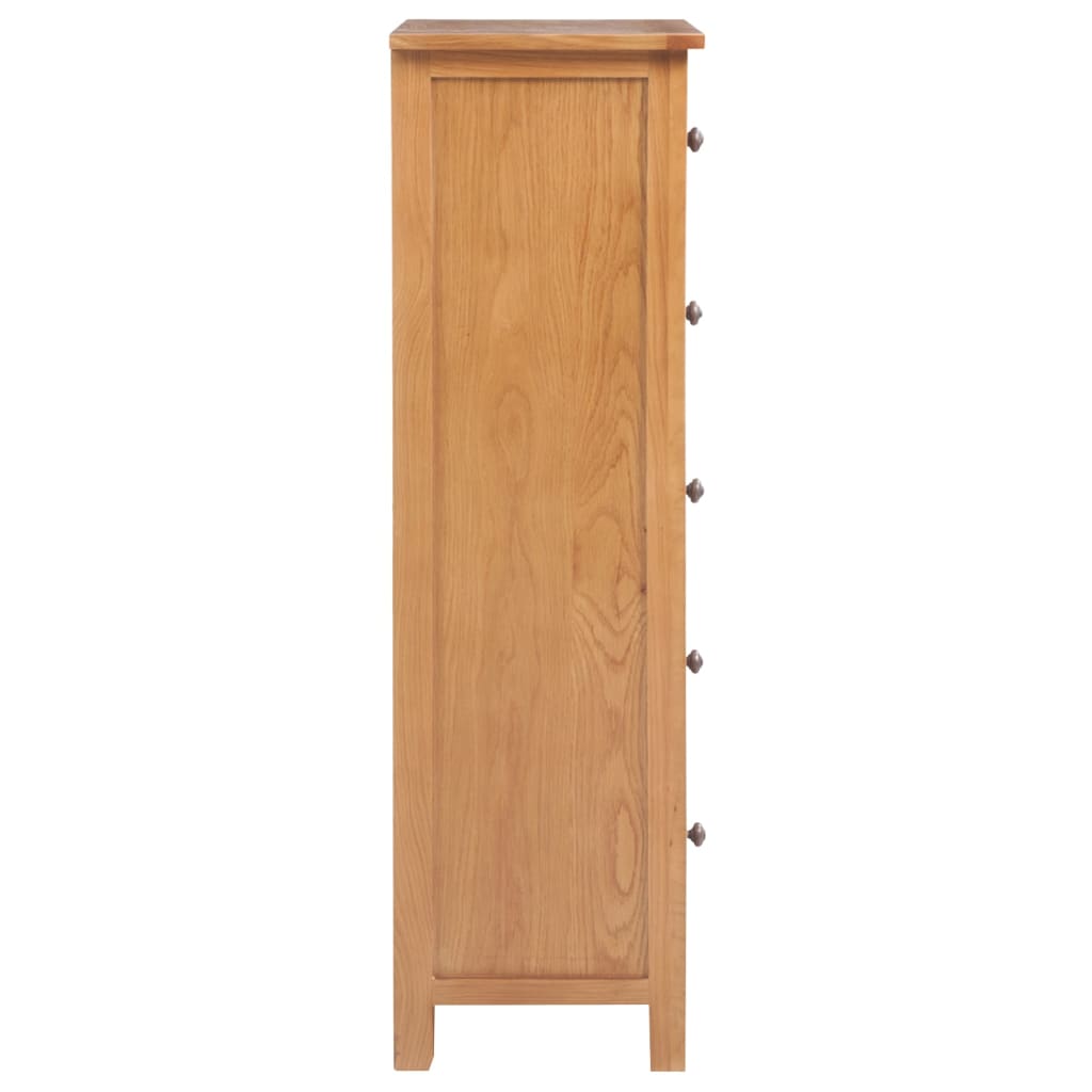 Tall Chest Of Drawers | Oak | Solid oak wood, MDF | Tall