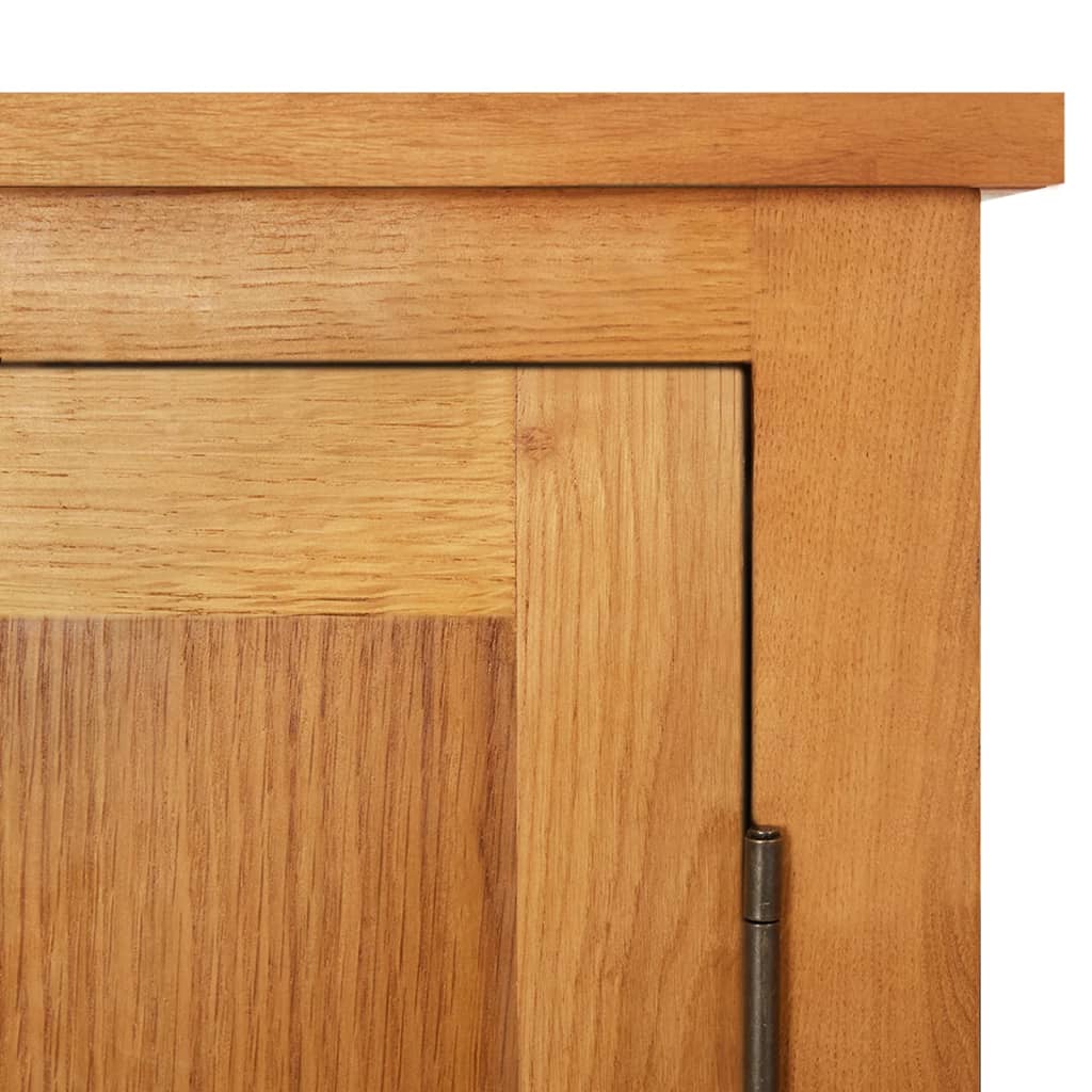 Storage Cabinet | Light Oak | Solid Oak Wood, MDF Veneer | Medium