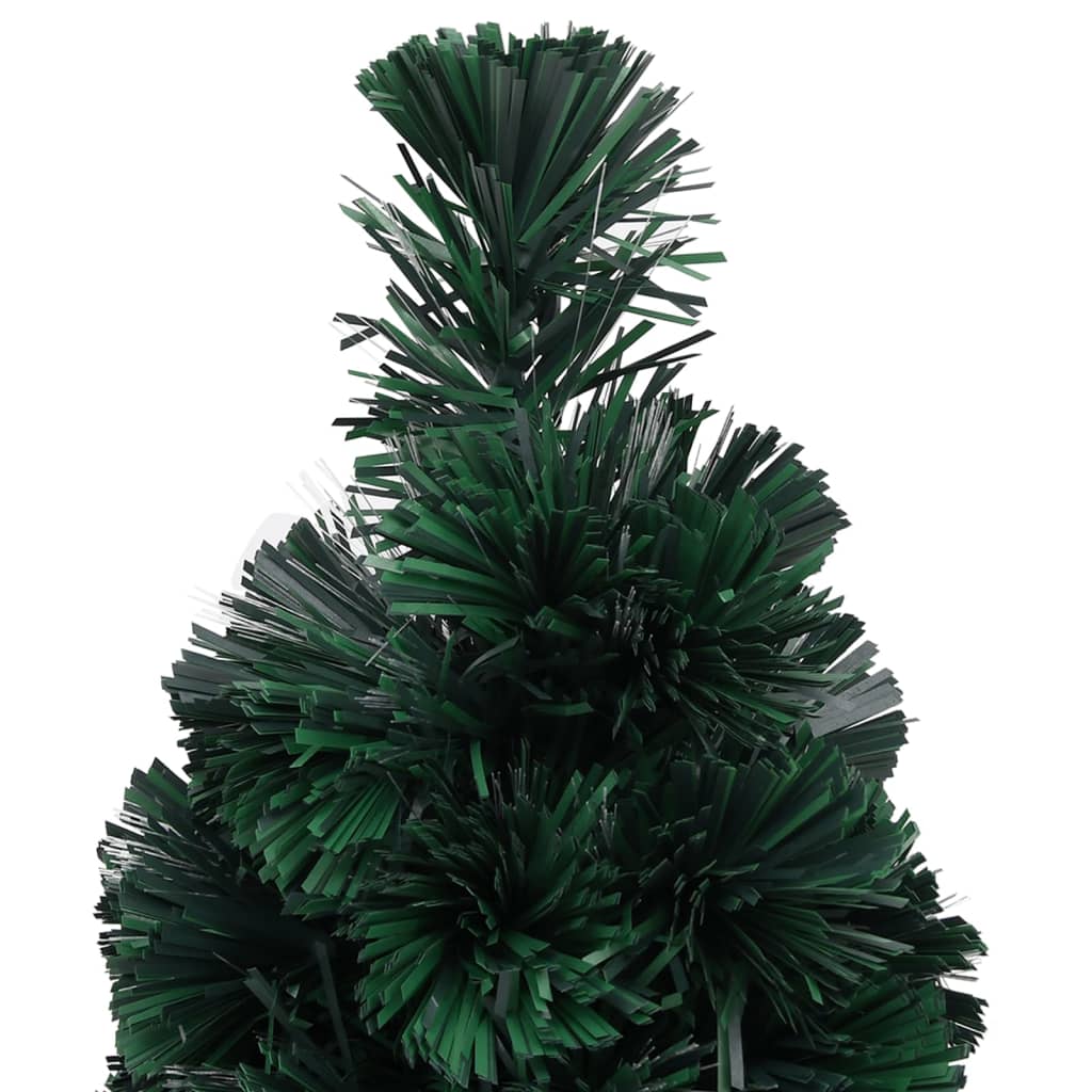 vidaXL Artificial Slim Christmas Tree with Stand 64 cm Fibre Optic