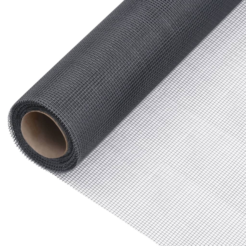 Mesh Screen Fiberglass 100x2000 cm Grey