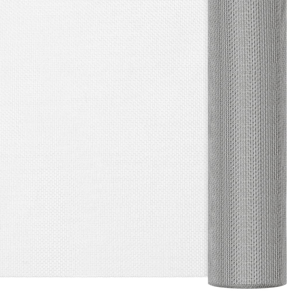 Mesh Screen Stainless Steel 60x2000 cm Silver