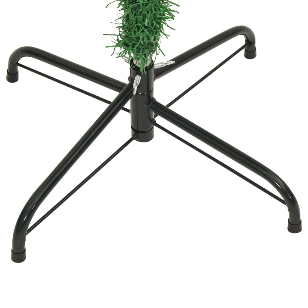 vidaXL Upside-down Artificial Christmas Tree with Stand Green 180 cm