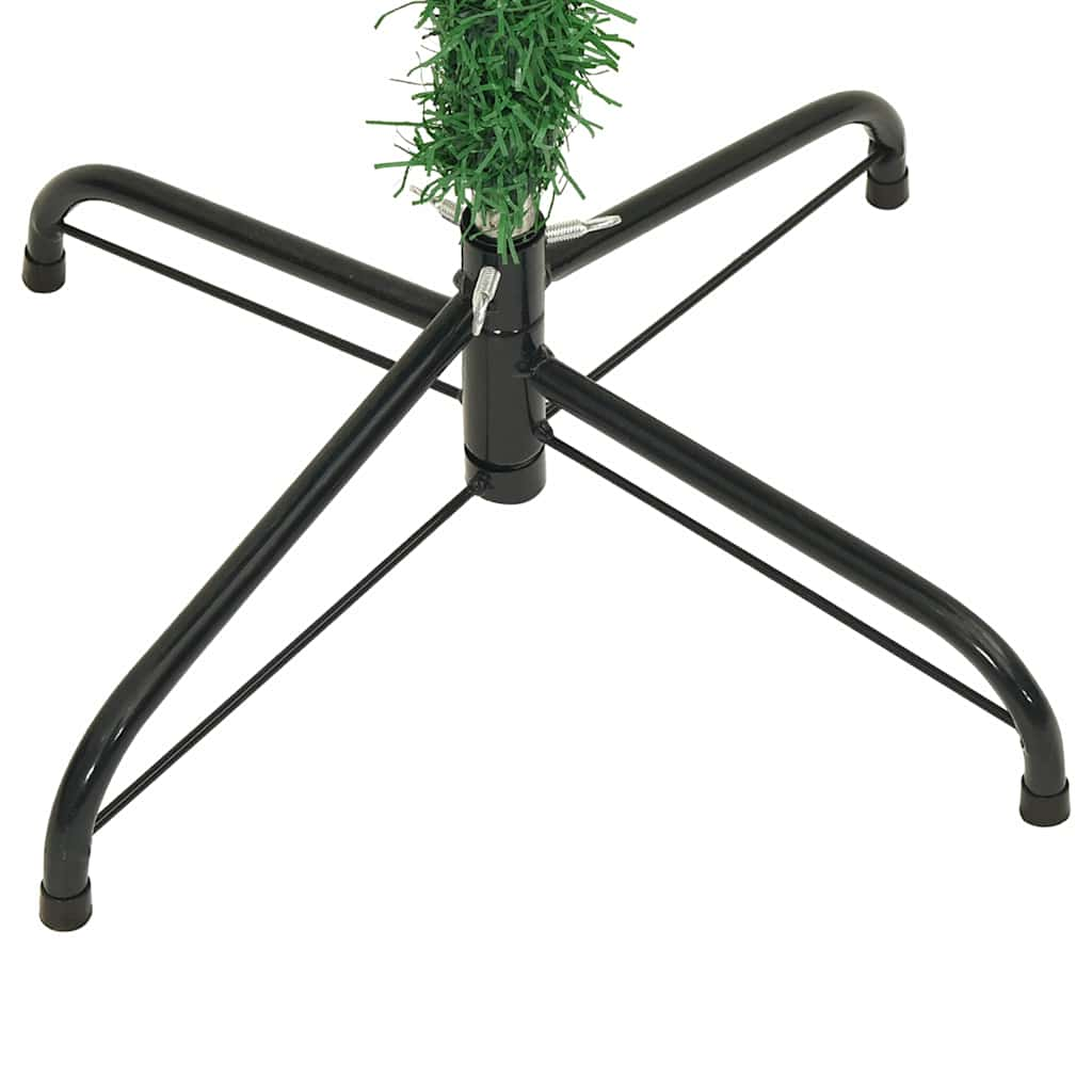 vidaXL Upside-down Artificial Christmas Tree with Stand Green 240 cm