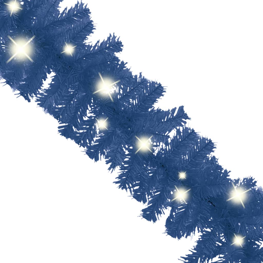 vidaXL Christmas Garland with LED Lights 5 m Blue