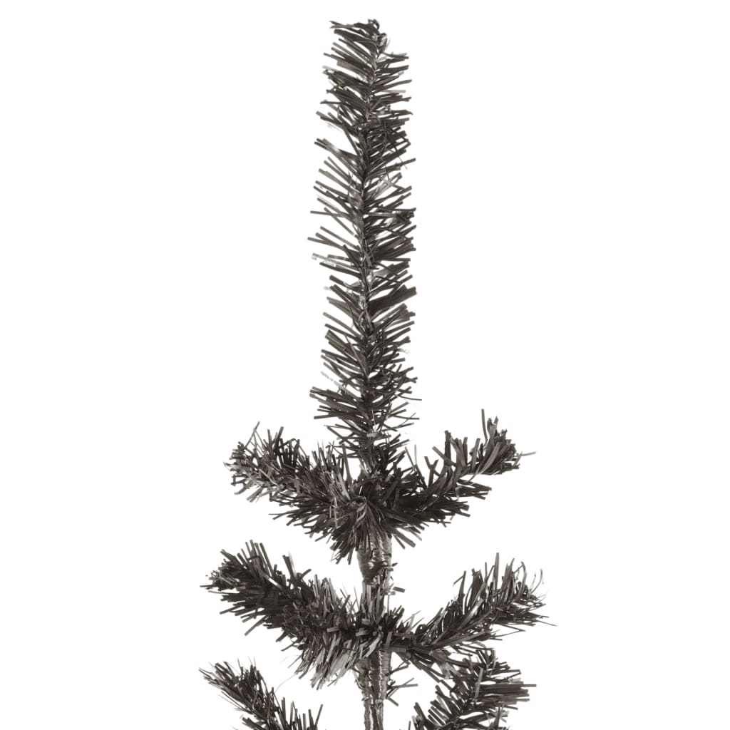 vidaXL Slim Christmas Tree Black 180 cm