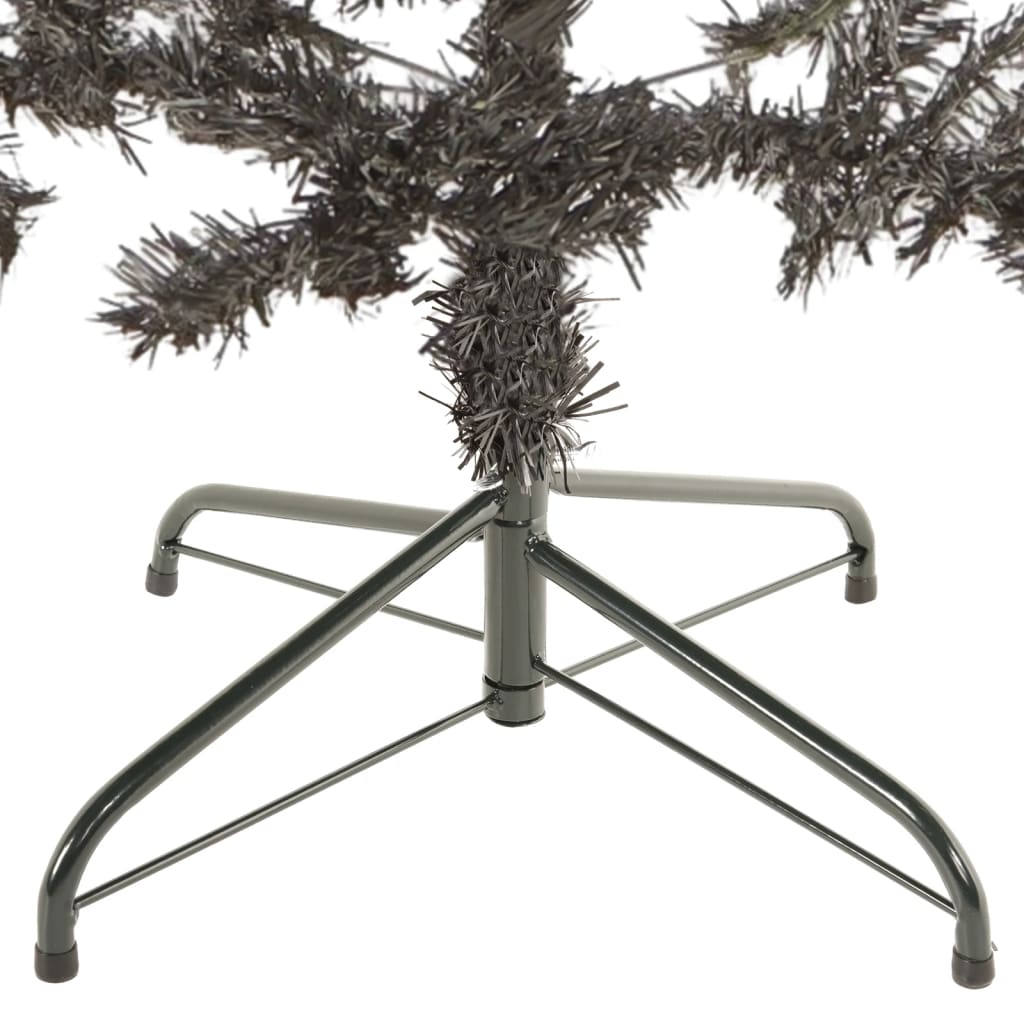 vidaXL Slim Christmas Tree Black 240 cm