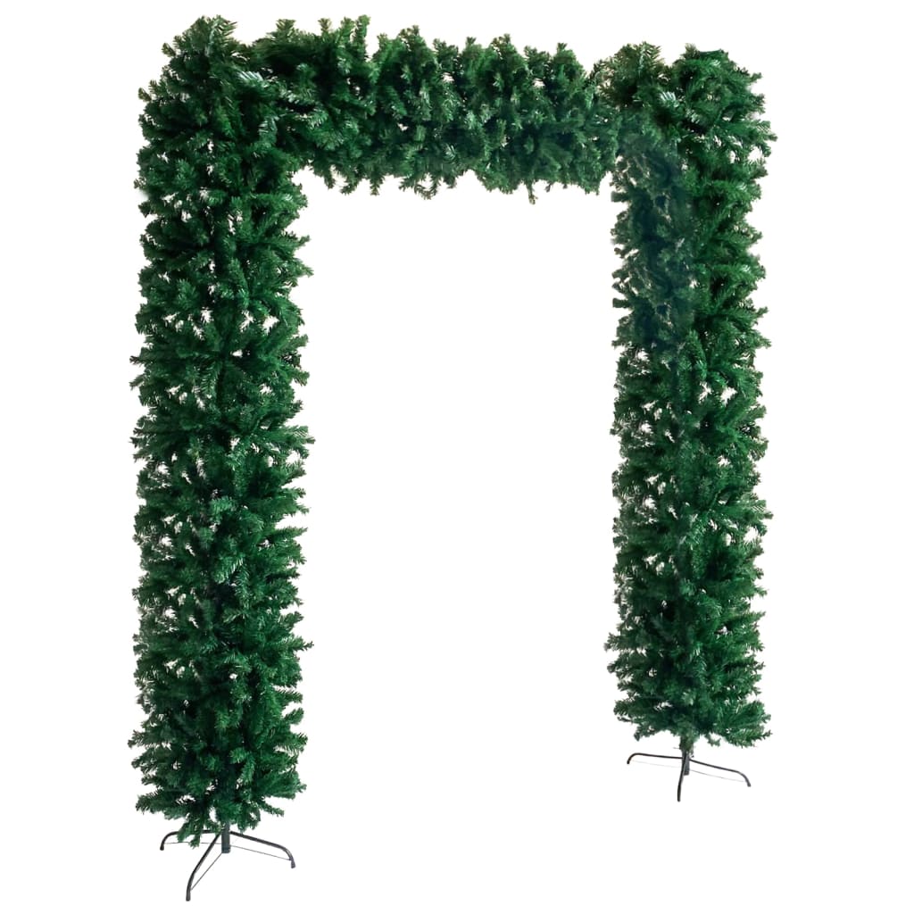 vidaXL Christmas Tree Arch Green 240 cm