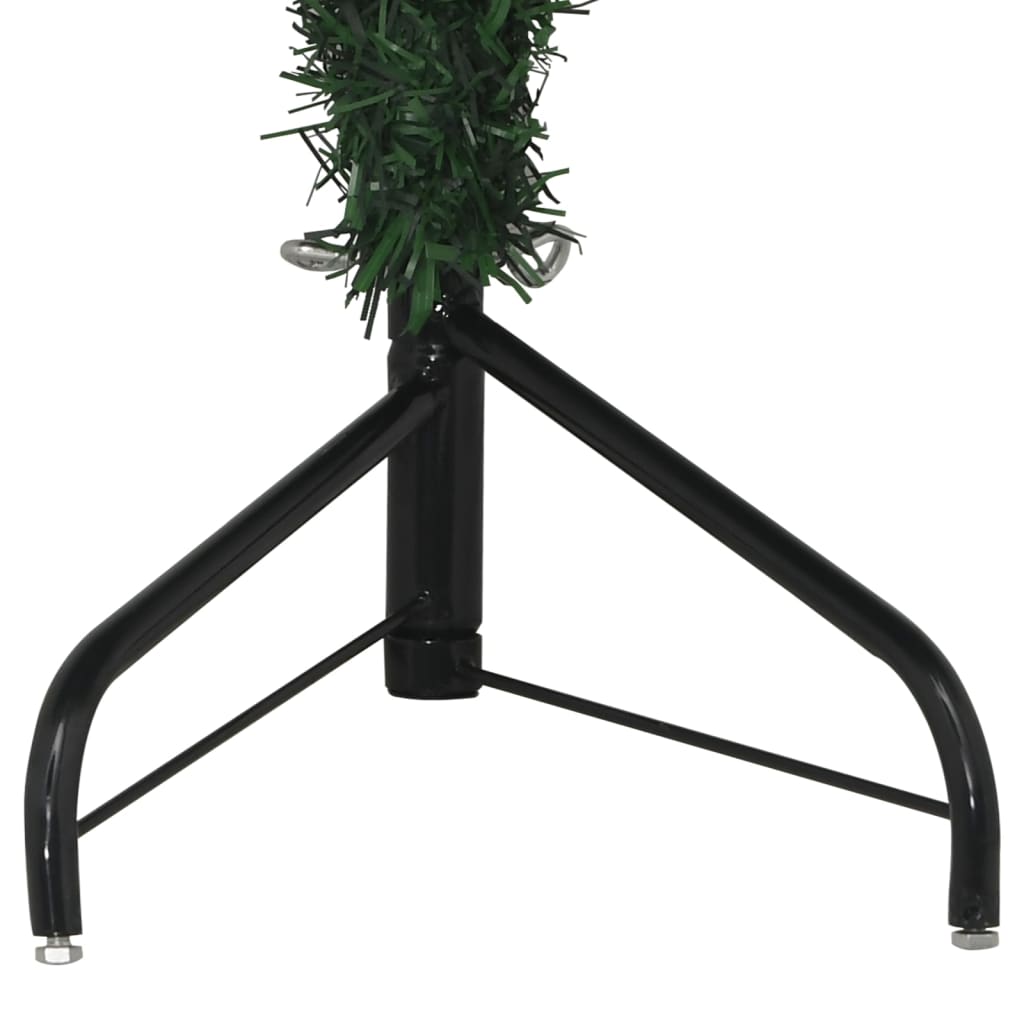 vidaXL Corner Artificial Christmas Tree Green 120 cm PVC