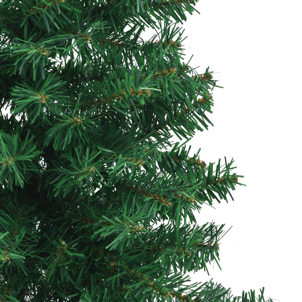 vidaXL Corner Artificial Christmas Tree Green 120 cm PVC