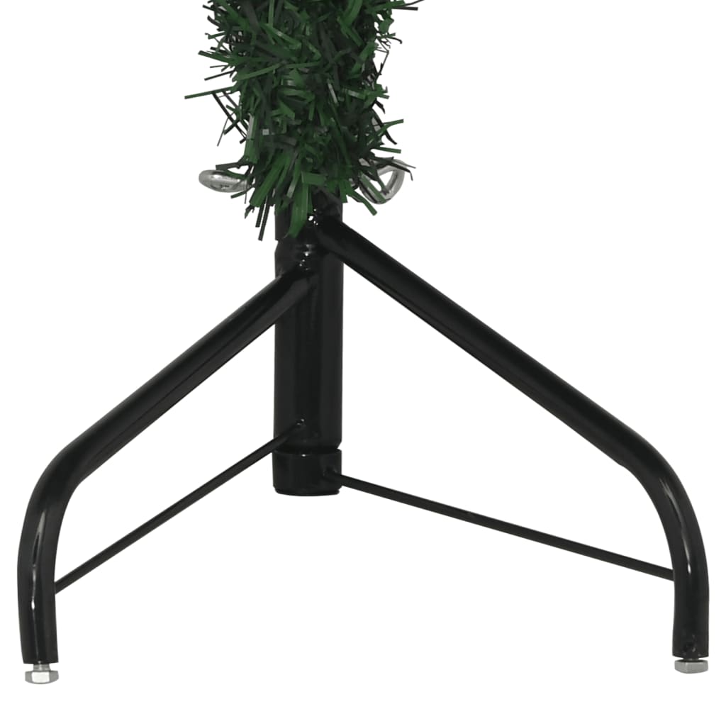 vidaXL Corner Artificial Christmas Tree Green 150 cm PVC