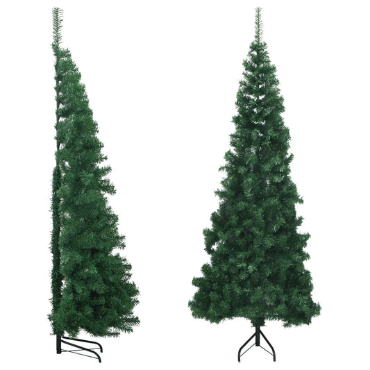 vidaXL Corner Artificial Christmas Tree Green 180 cm PVC