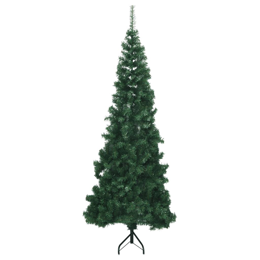 vidaXL Corner Artificial Christmas Tree Green 180 cm PVC