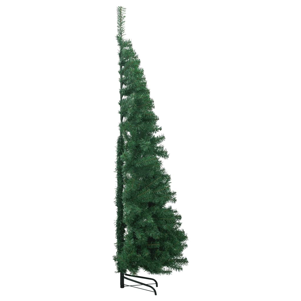 vidaXL Corner Artificial Christmas Tree Green 180 cm PVC