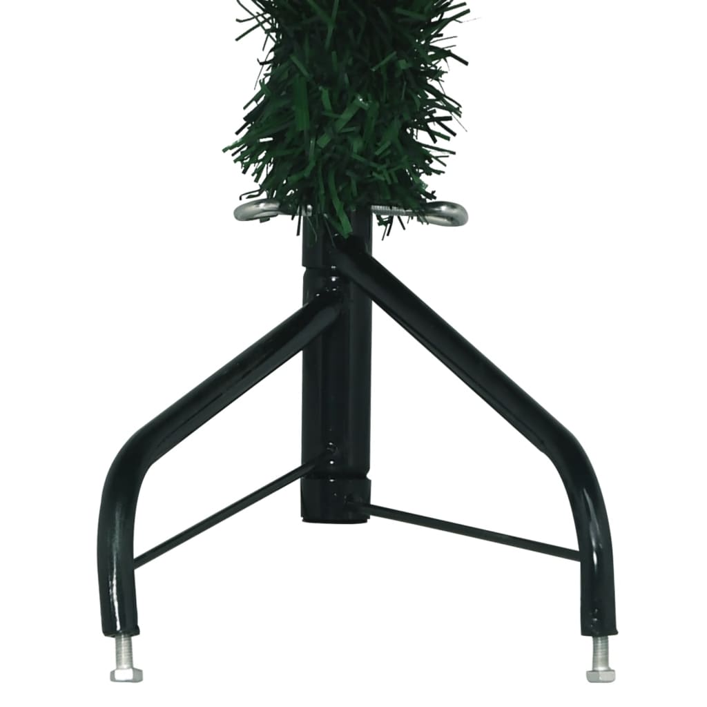 vidaXL Corner Artificial Christmas Tree Green 180 cm PVC