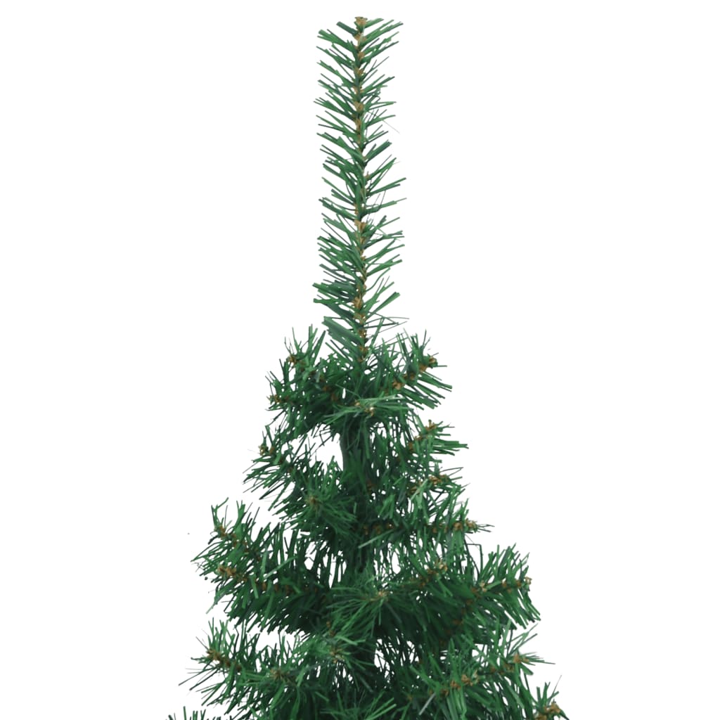 vidaXL Corner Artificial Christmas Tree Green 180 cm PVC