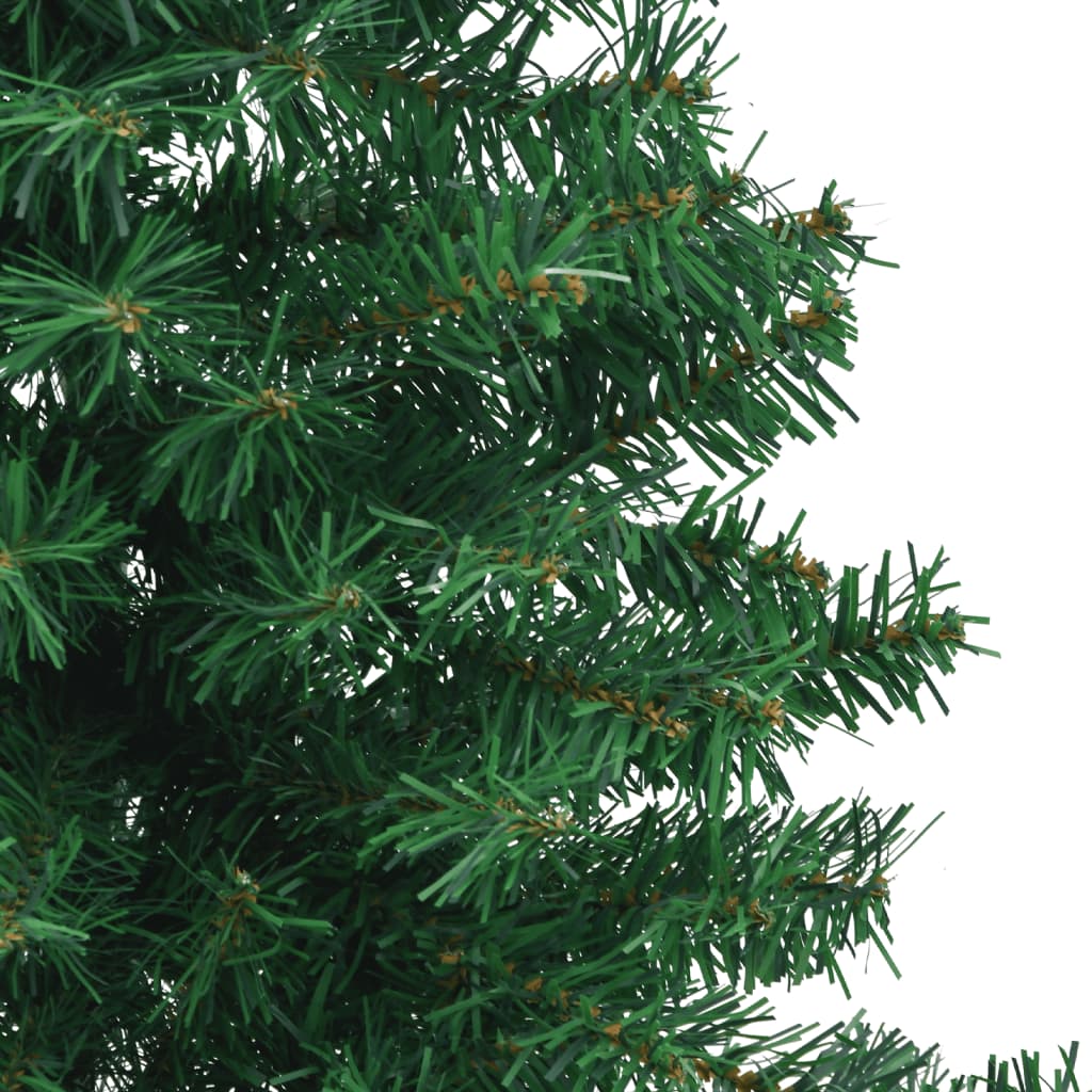 vidaXL Corner Artificial Christmas Tree Green 180 cm PVC