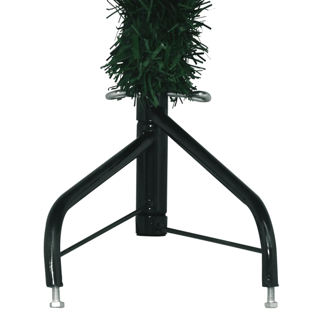 vidaXL Corner Artificial Christmas Tree Green 240 cm PVC