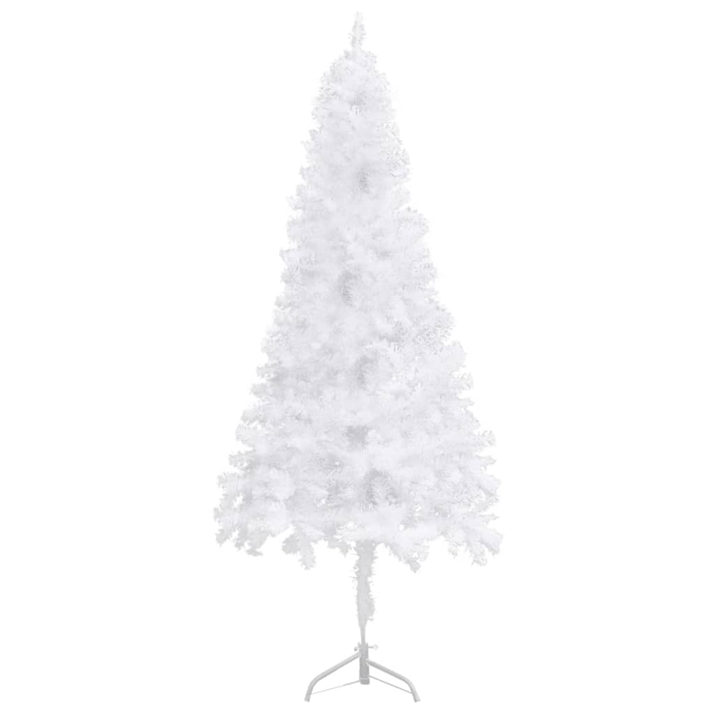 vidaXL Corner Artificial Christmas Tree White 180 cm PVC