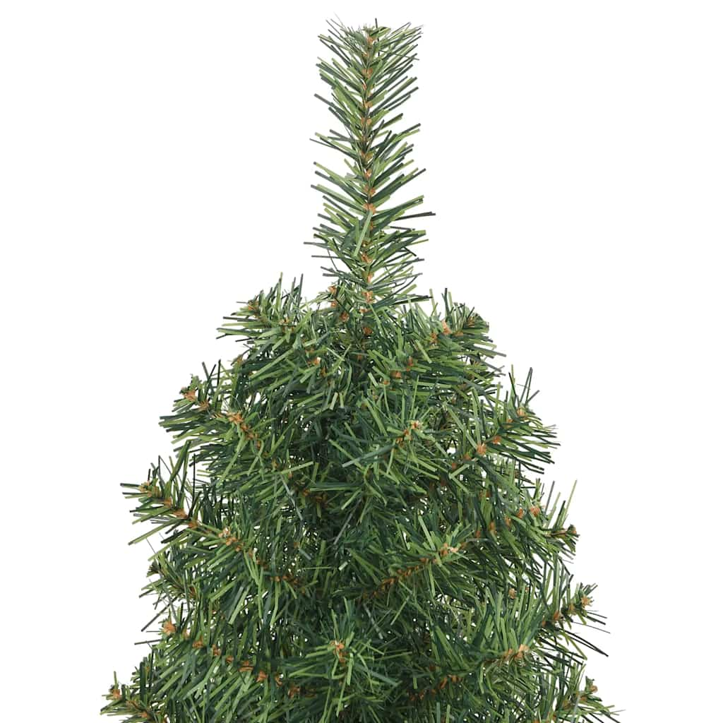 vidaXL Slim Artificial Christmas Tree with Stand Green 120 cm PVC