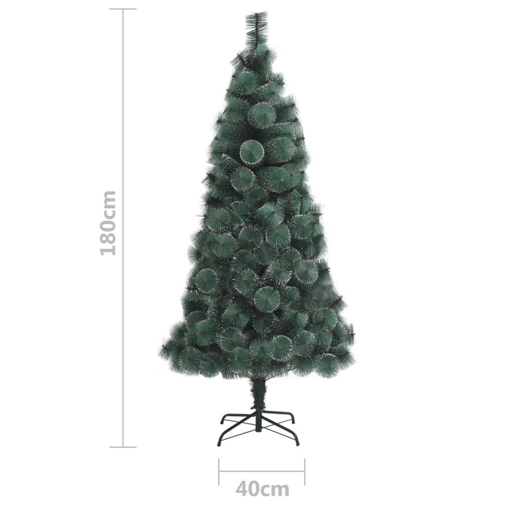 vidaXL Artificial Christmas Tree with Stand Green 180 cm PET