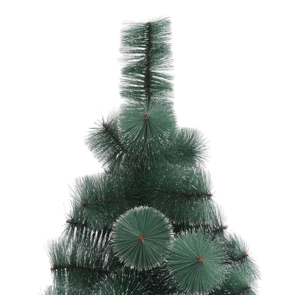 vidaXL Artificial Christmas Tree with Stand Green 210 cm PET