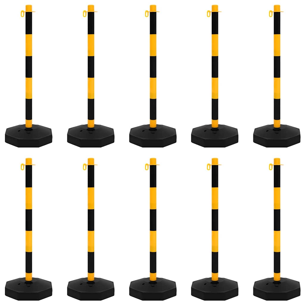 Chain Post Set with 10 m Plastic Chain