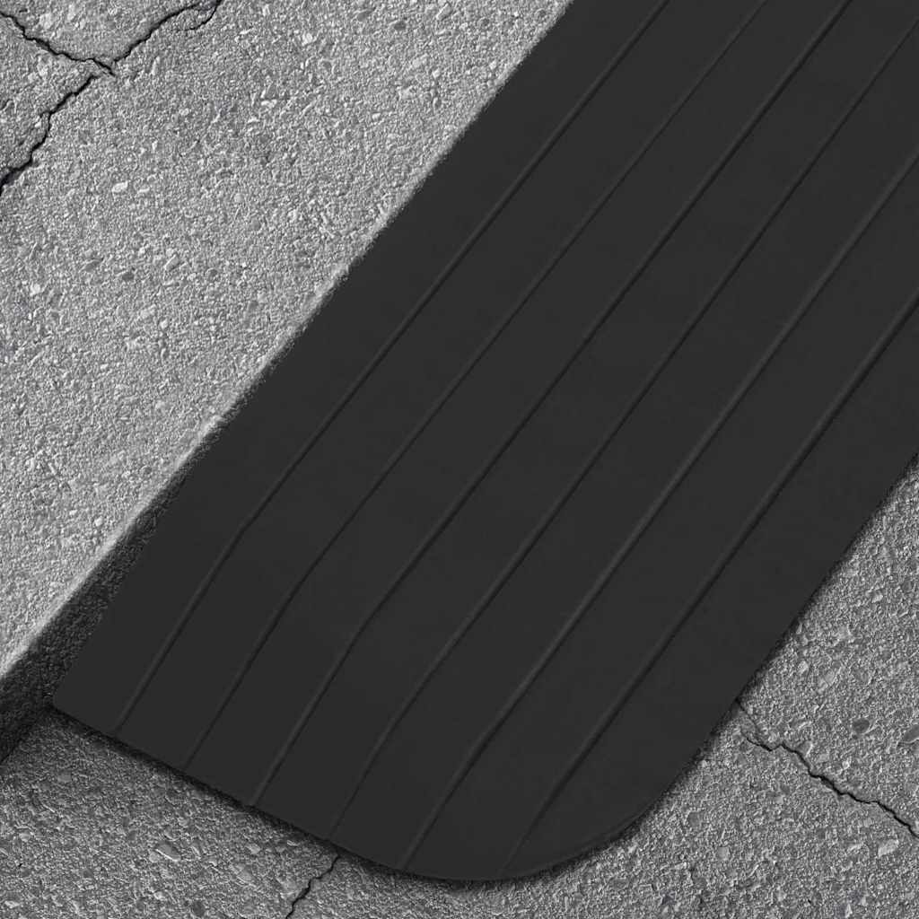 150971 vidaXL Threshold Ramps 2 pcs 110x21x2,5 cm Rubber