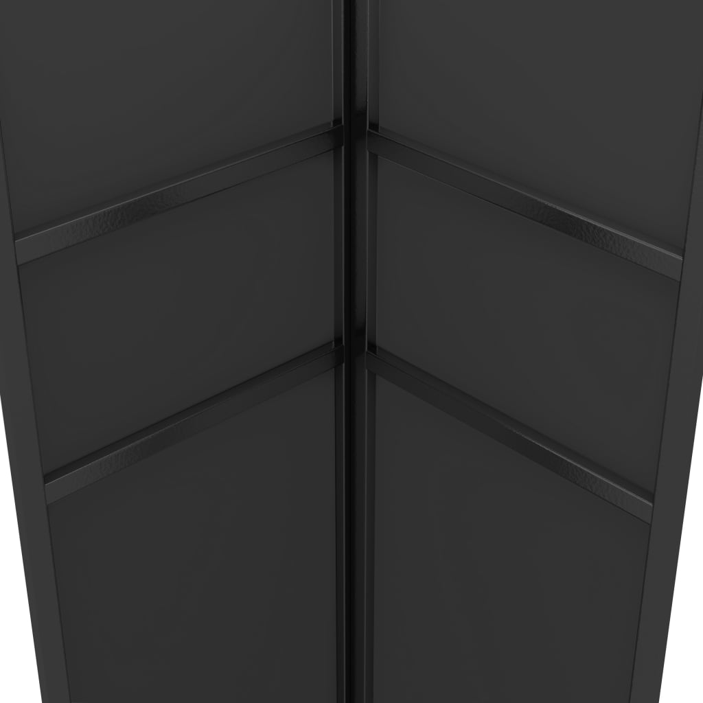 vidaXL Gazebo with Double Roof&LED String Lights 3x3 m Anthracite