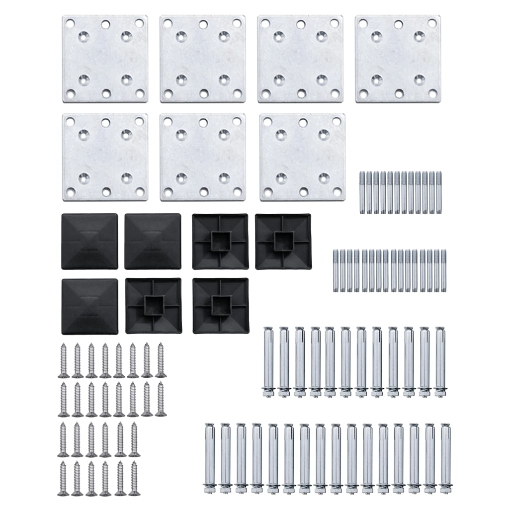 vidaXL Fence Panel Set WPC 965x