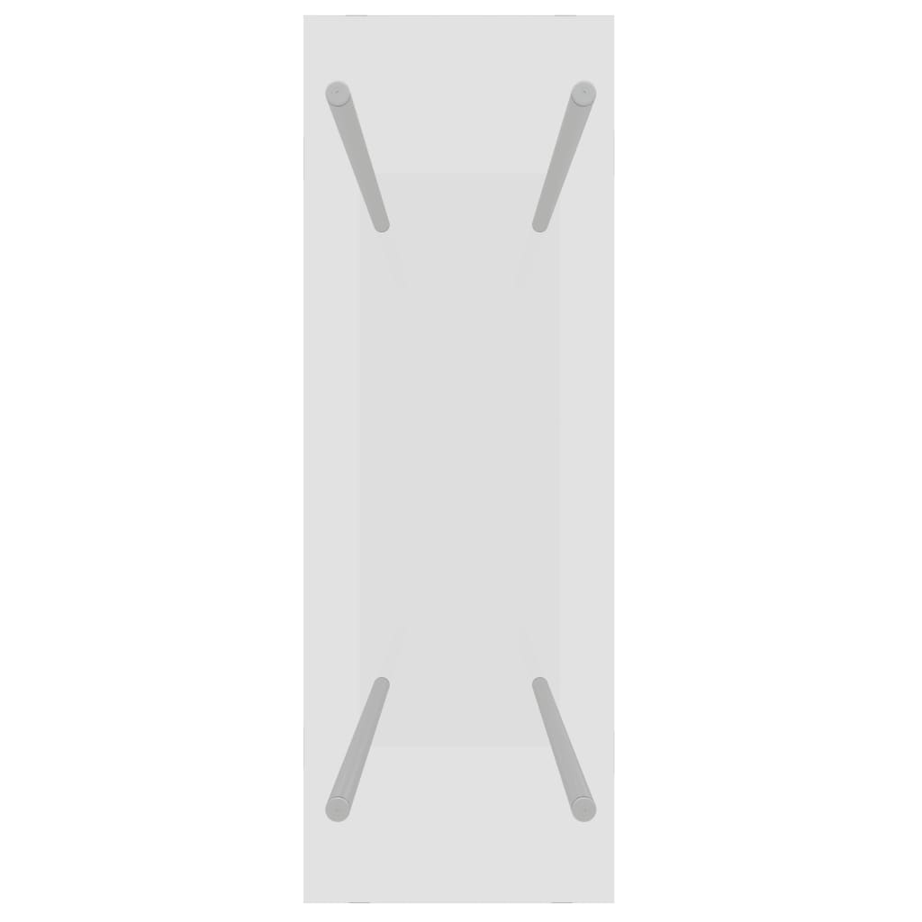 Firewood Rack Transparent 80x35x100 cm Tempered Glass
