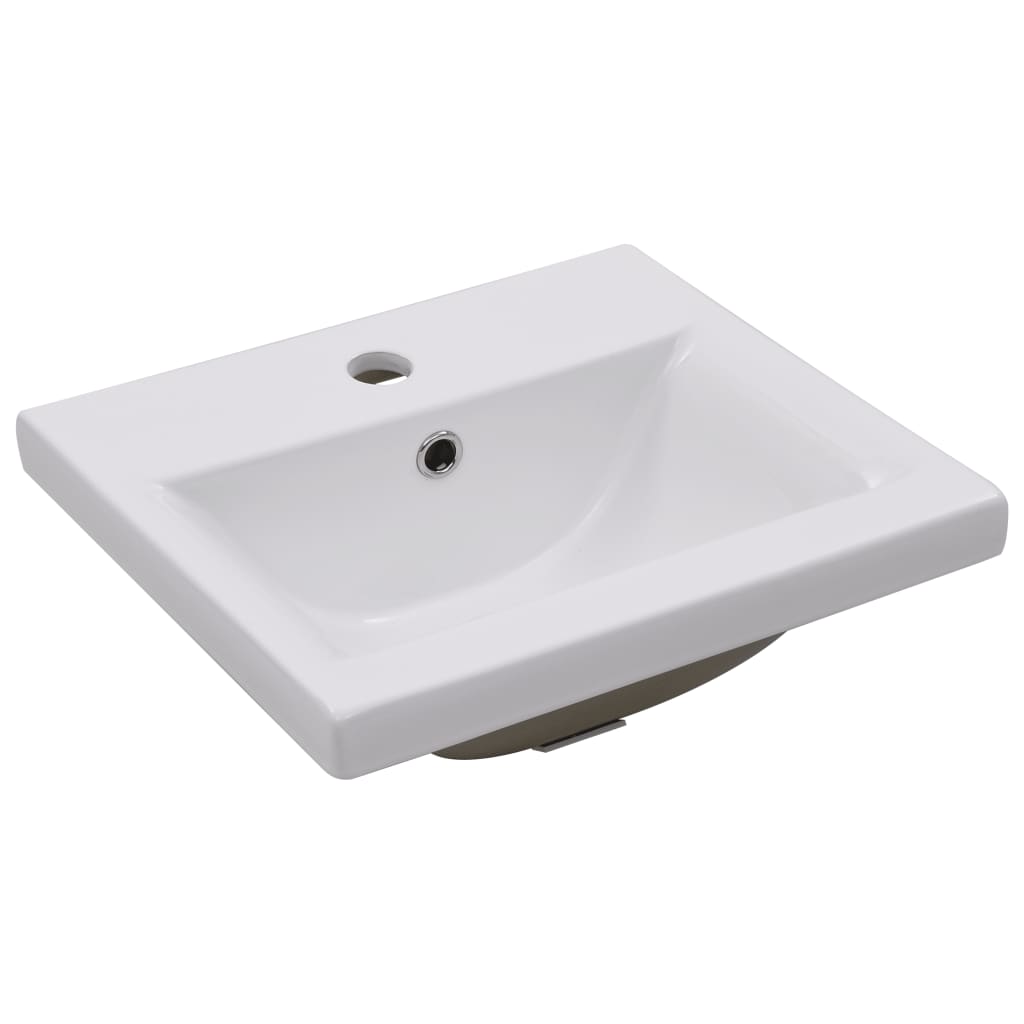 vidaXL Sink Cabinet with Built-in Basin Grey Engineered Wood