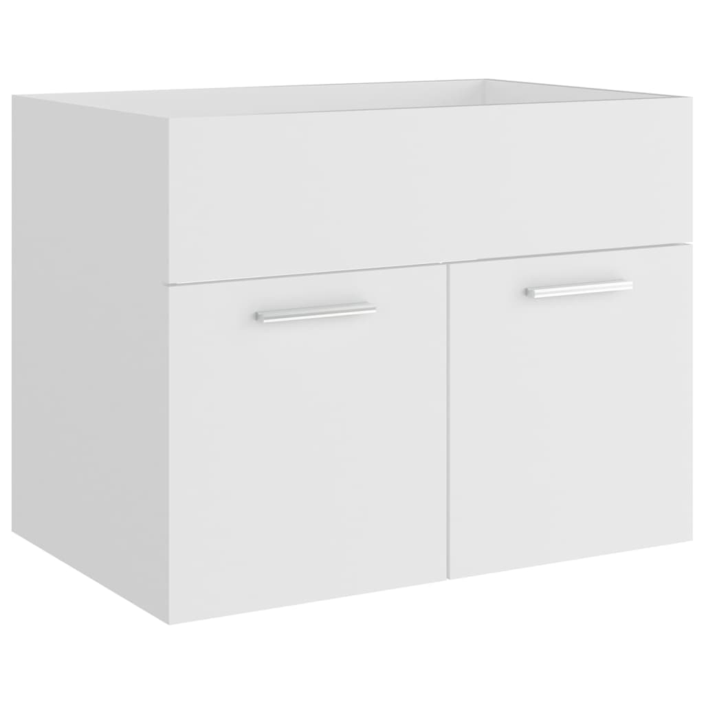 vidaXL Bathroom Furniture Set White Engineered Wood