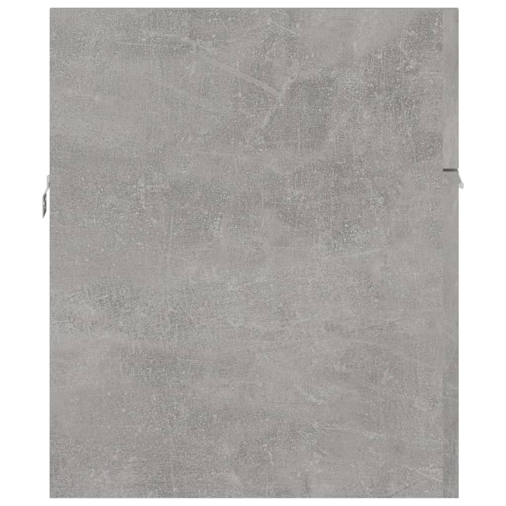 vidaXL Bathroom Furniture Set Concrete Grey Engineered Wood