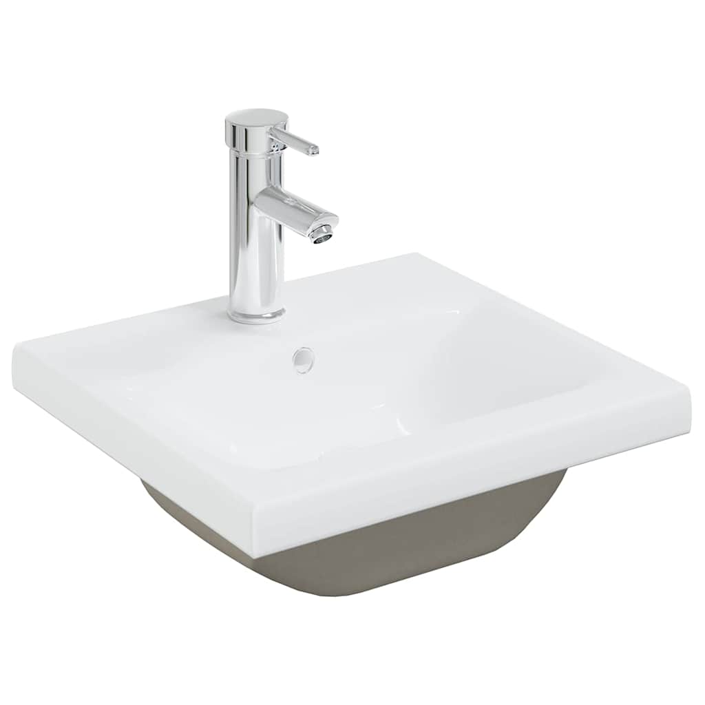 Bathroom Furniture Set White Engineered Wood
